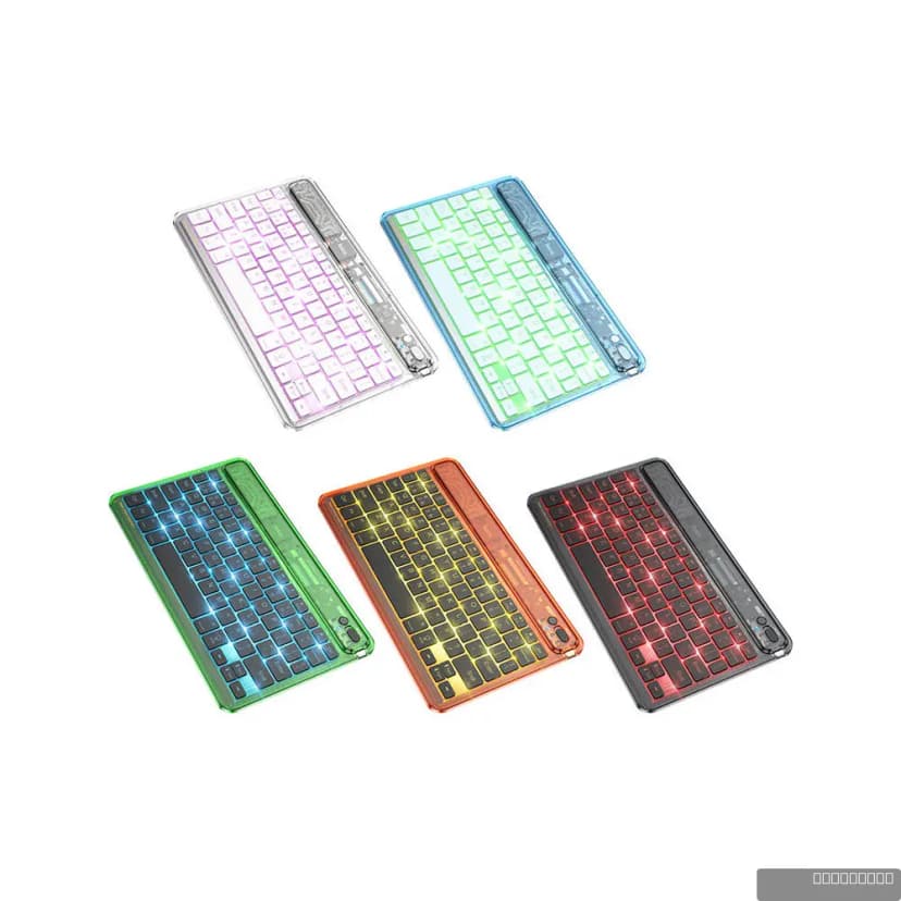 HOCO S55 Transparent Discovery edition wireless BT keyboard(English version)