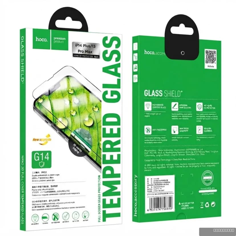 HOCO tempered glass set for iP14 Plus/13 Pro Max(G14)(10PCS)
