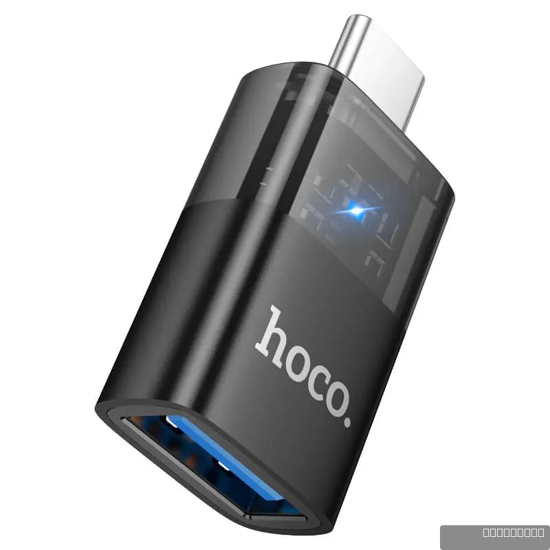 HOCO UA36B C male to USB female OTG transparent adapter