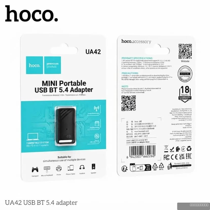 HOCO UA42 USB BT 5.4 adapter