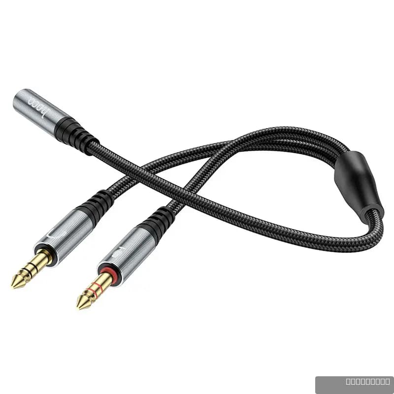HOCO UPA21 2-in-1 3.5 headset audio adapter cable(female to 2*male)