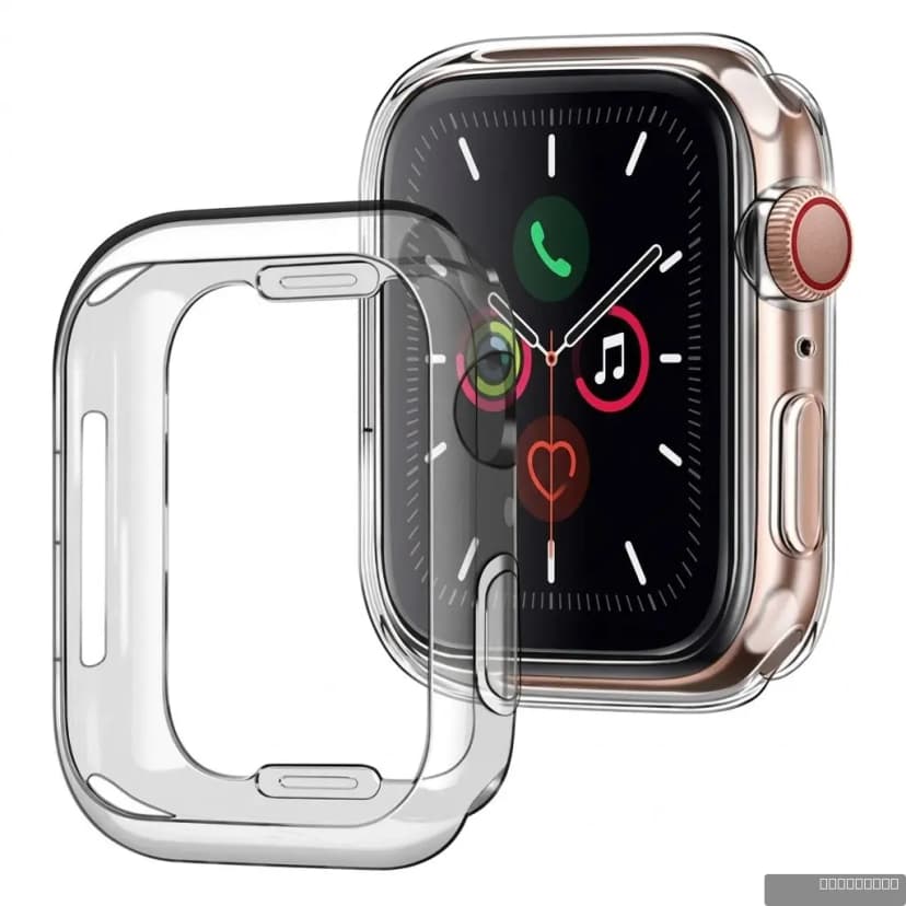 HOCO WS1 Light and transparent series all-Inclusive TPU protective case for iWatch Series7/8(41mm)