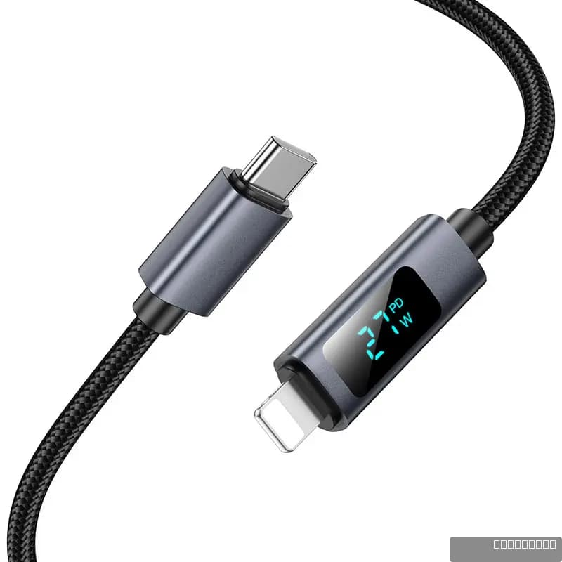 HOCO X112 Favor PD charging data cable with display iP