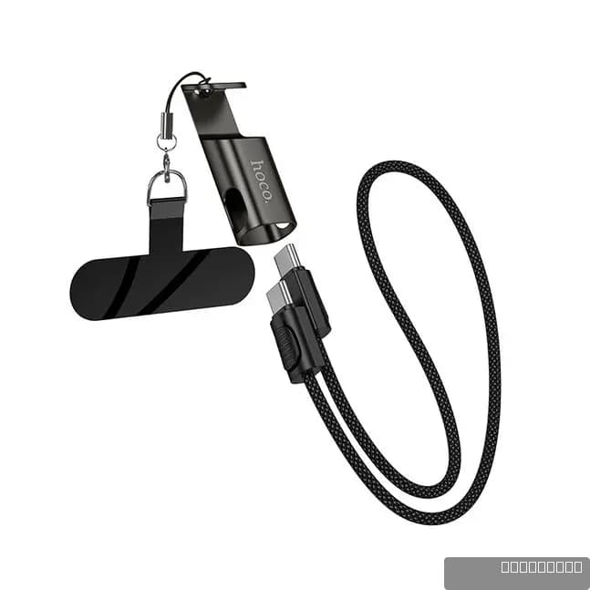 HOCO X126 Experto 60W lanyard charging data cable C to C(L=0.35M)