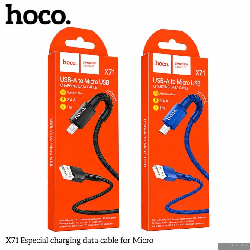 HOCO X71 Especial charging data cable for Micro