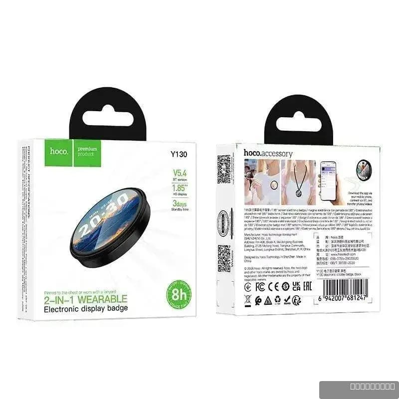 HOCO Y130 electronic display badge