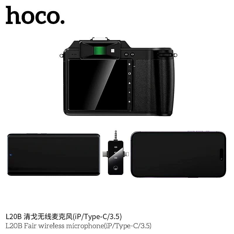 L20B Fair wireless microphone(iP/Type-C/3.5)