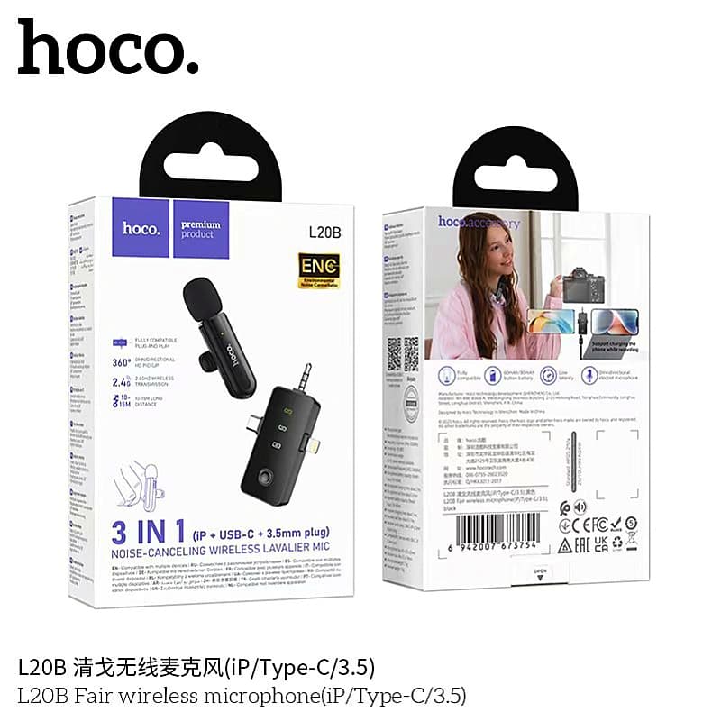 L20B Fair wireless microphone(iP/Type-C/3.5)