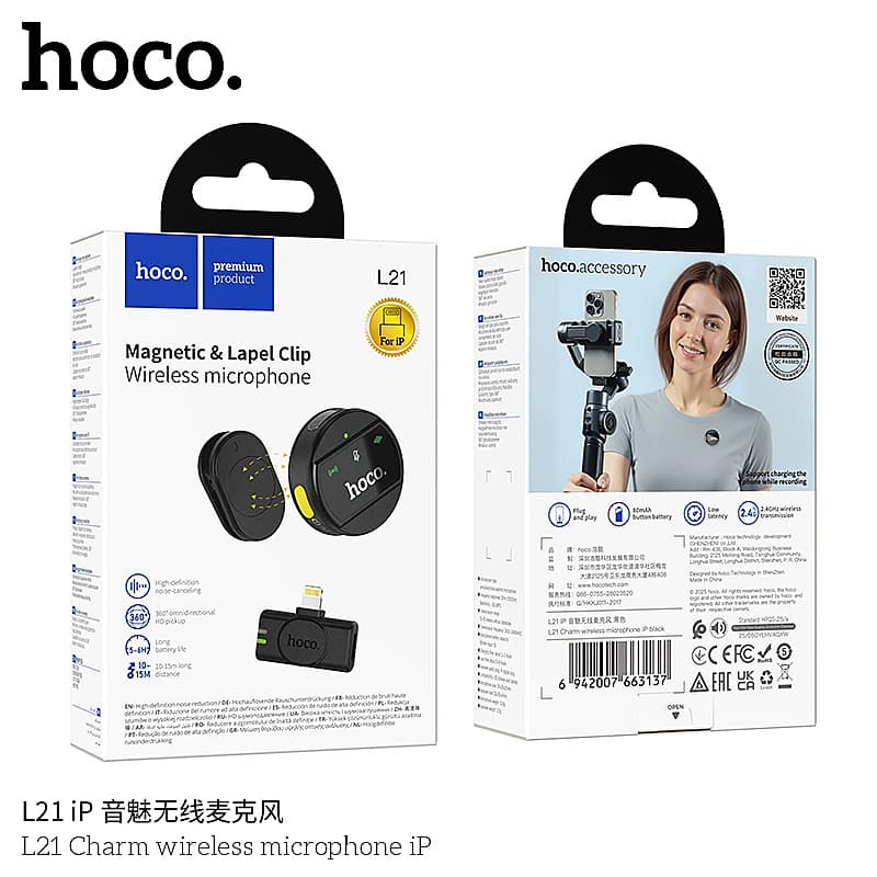 L21 Charm wireless microphone iP