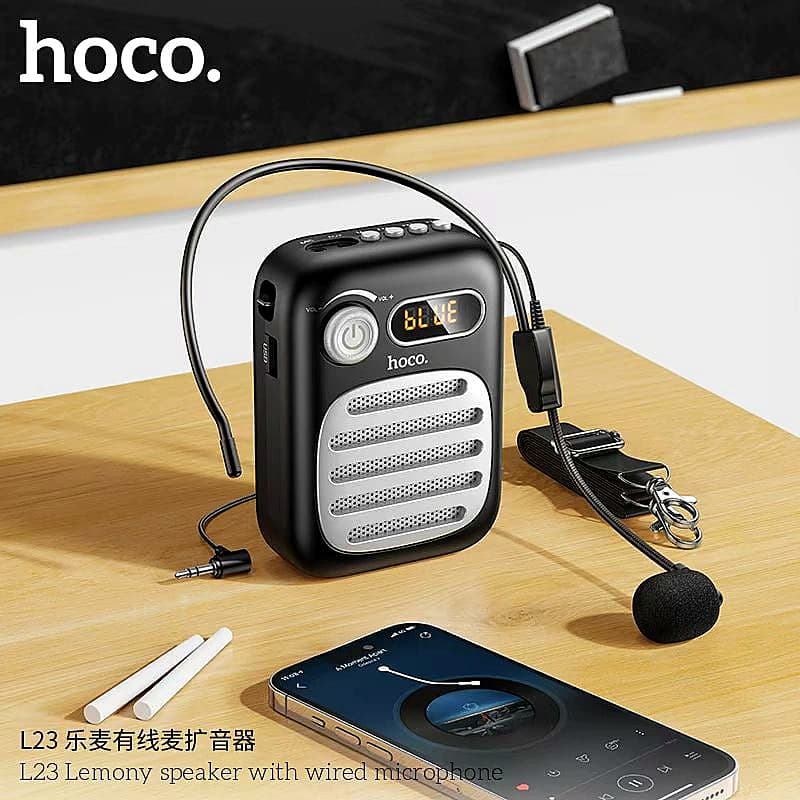L23 Lemony speaker with wired microphone