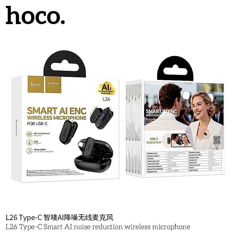 L26 Type-C Smart AI noise reduction wireless microphone