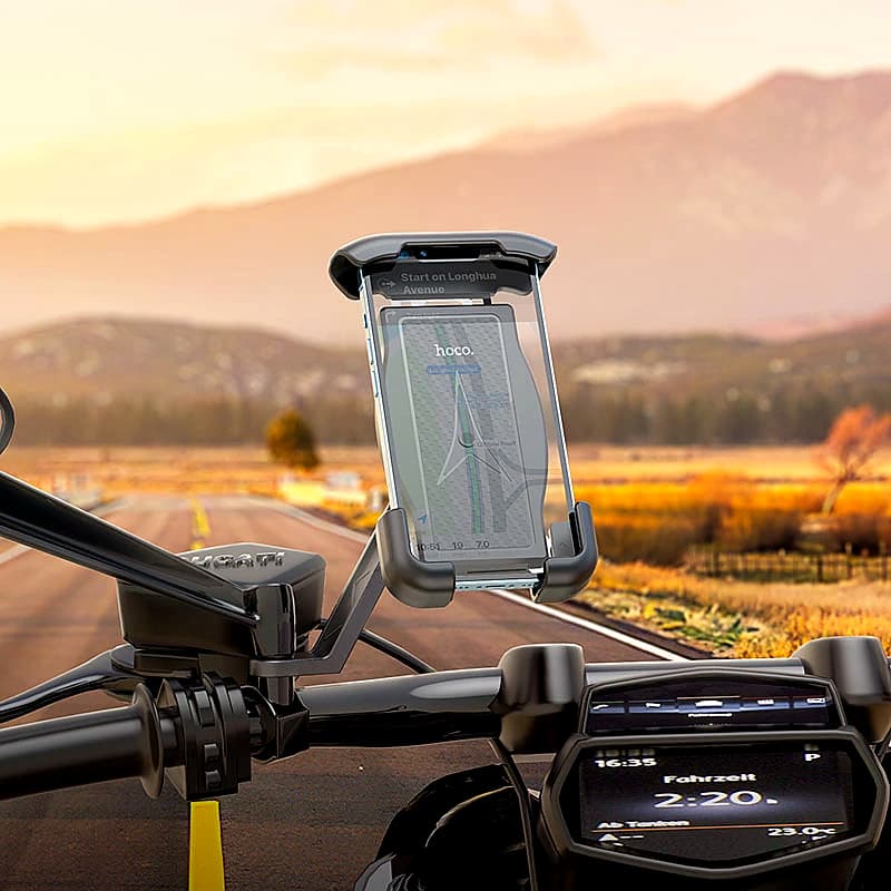 Motorcycle holder “CA119 Follow” for rearview mirror
