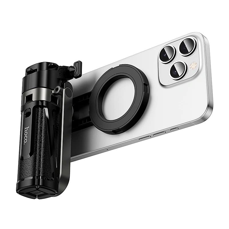 The Hoco K27 Pro mini foldable selfie stick and portable live broadcast stand/tripod with a detachable Bluetooth 5.2 remote