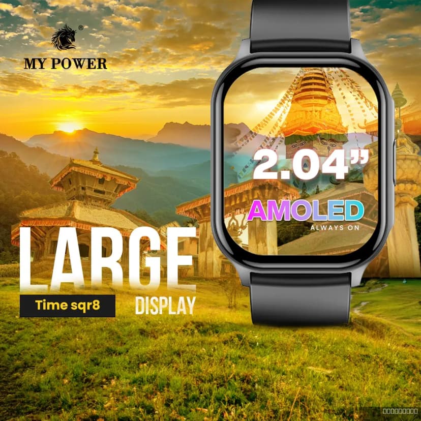 MY POWER Timesqr 8 Smartwatch