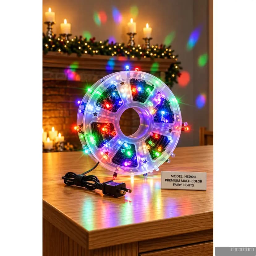 50M Multi-Color LED Decorative Reel String Lights