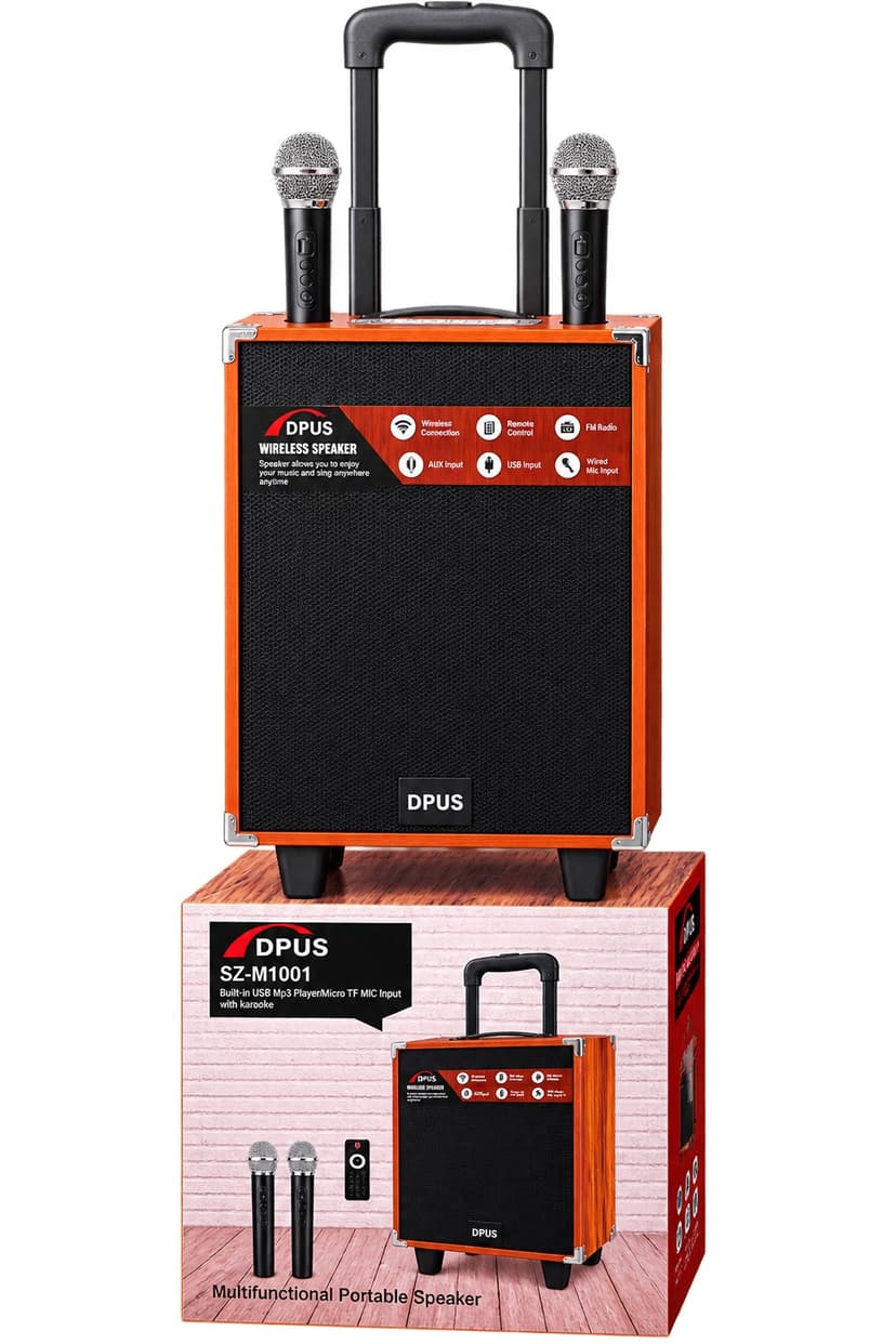 Dpus multifunctional portable trolley speaker, model SZ