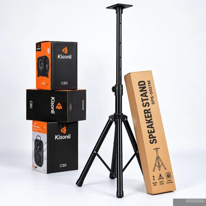 Heavy-Duty Adjustable Speaker Tripod Stand (SPS-502M)