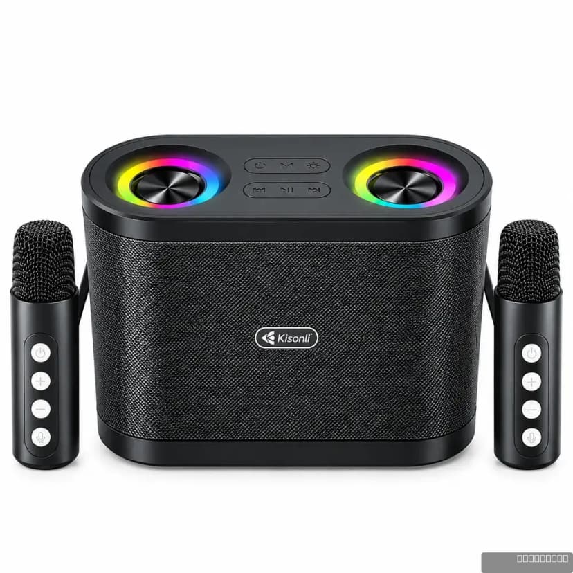 Kisonli G24 KTV 16W Party Speaker with Two Microphones