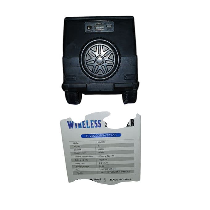 Kisonli Solar Car Speaker - 10W