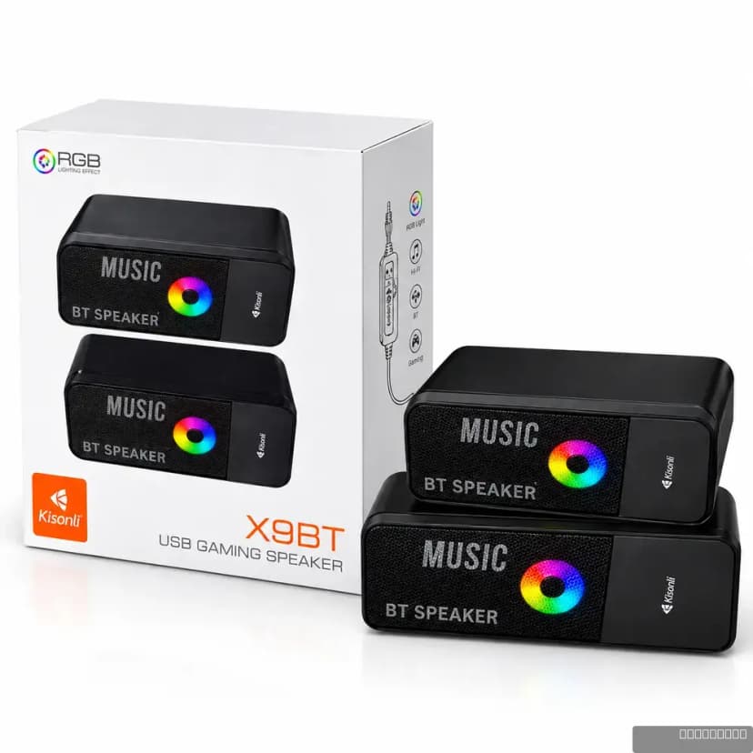 Kisonli X9BT USB Gaming Speaker with RGB