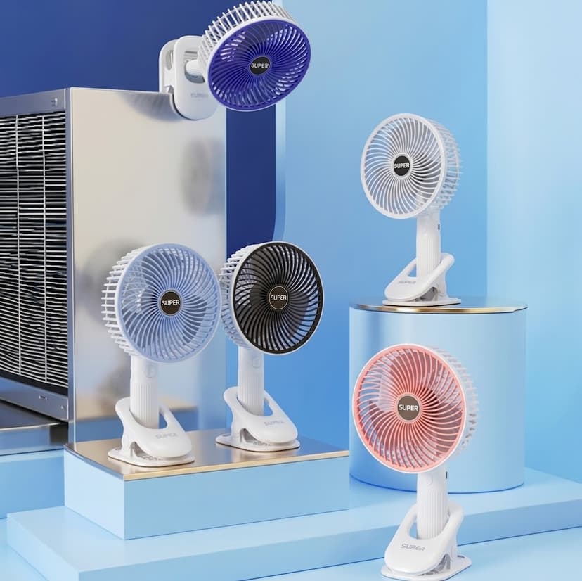 Mini Fan Rechargeable USB Handheld Portable Electric Fan