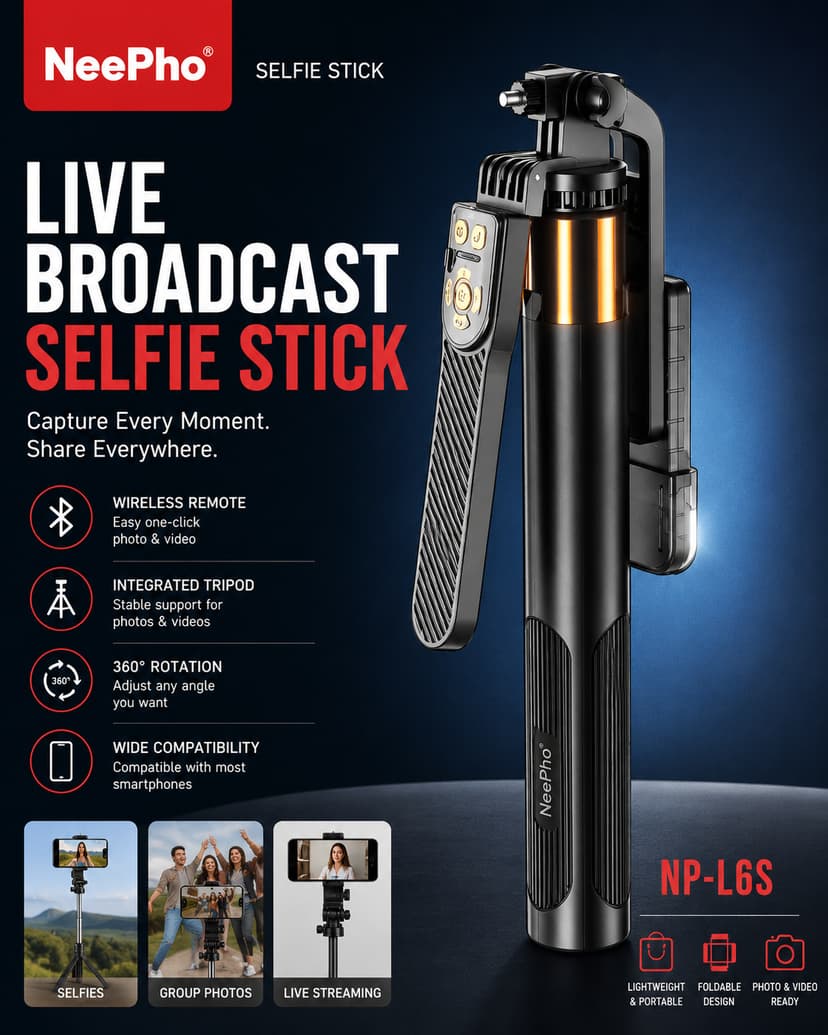 Neepho stand with selfie stick Np-L6S
