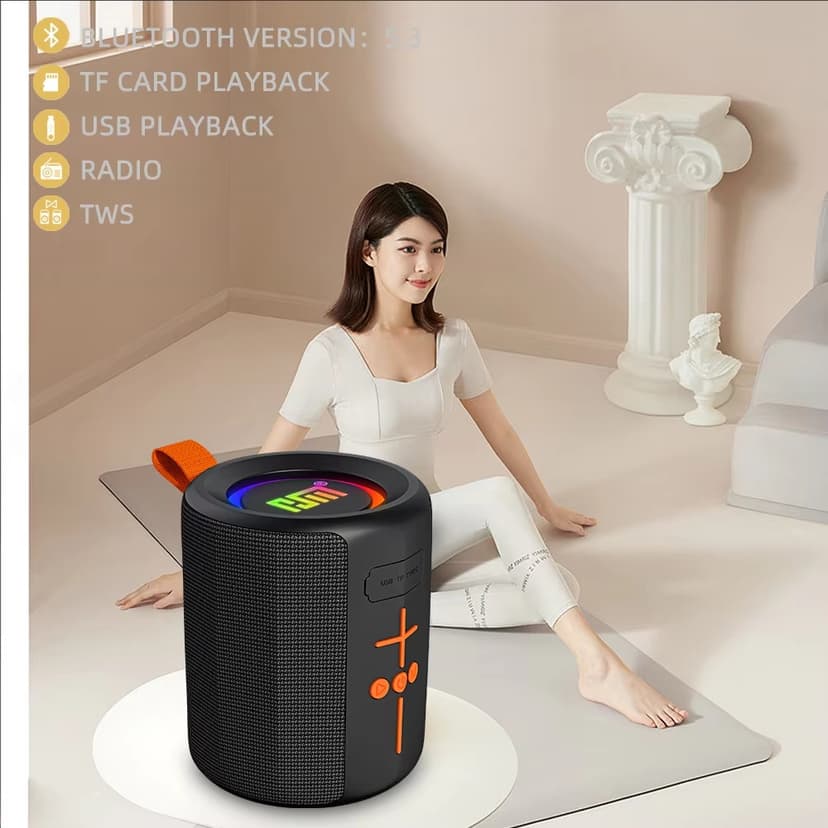 Portable Wireless Speaker (IPX4)-HM- 849