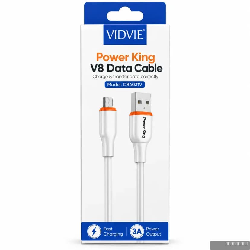 Power King Vidvee V8 Data Cable