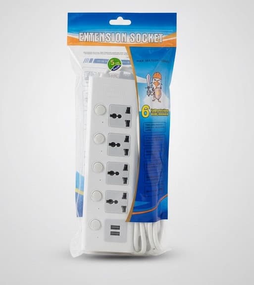 Power socket 5port 3m