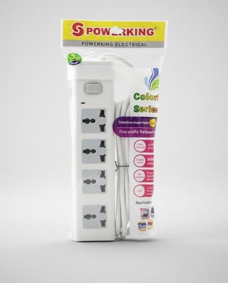 Power socket powerking 4port 3m