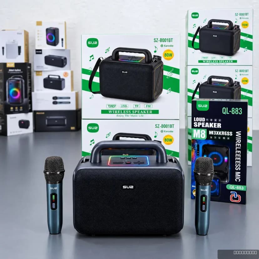 SU2 SZ-B001BT Portable Karaoke Wireless Speaker