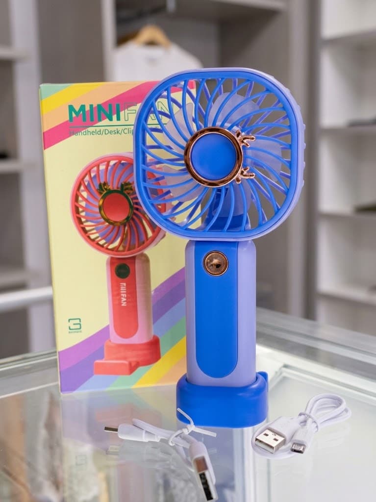 Three Deferent Portable Mini Fan{ 3in1 Combo Pack}