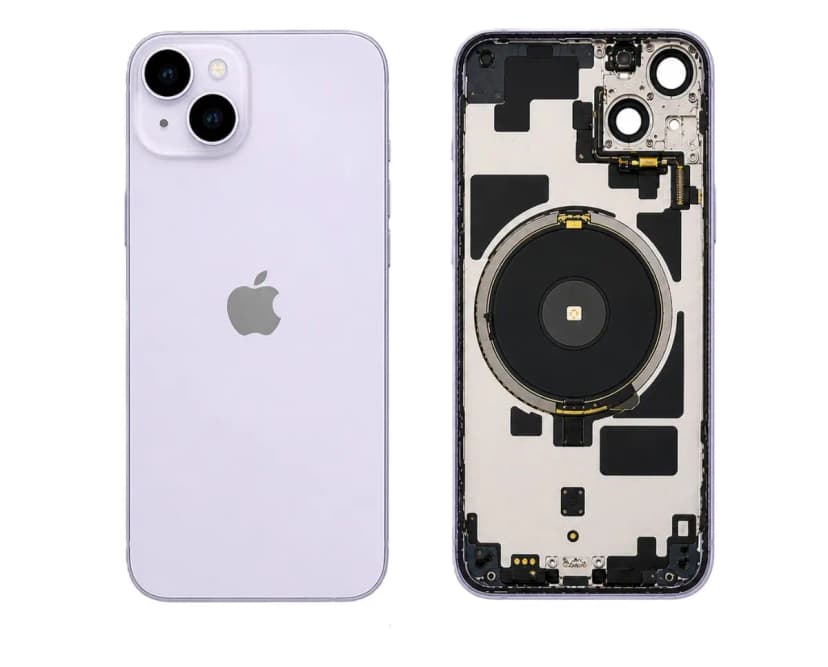 Back Panel for Iphone 14+ with Wireless And Flashlight Flex