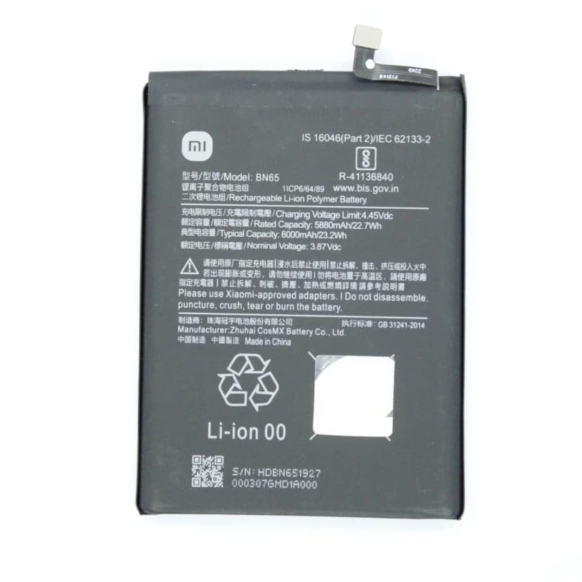 Battery for BN65 Battery for Xiaomi Redmi 9T