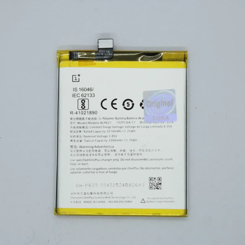 Battery for OnePlus 5(BLP637)