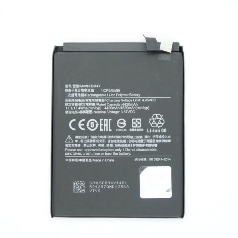 BM4Y Battery for Redmi K 40, K 30, Xiaomi Mi 10, Mi 10 Pro