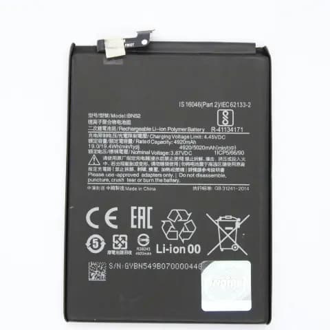 BN52 Battery for Redmi Note 9 Pro