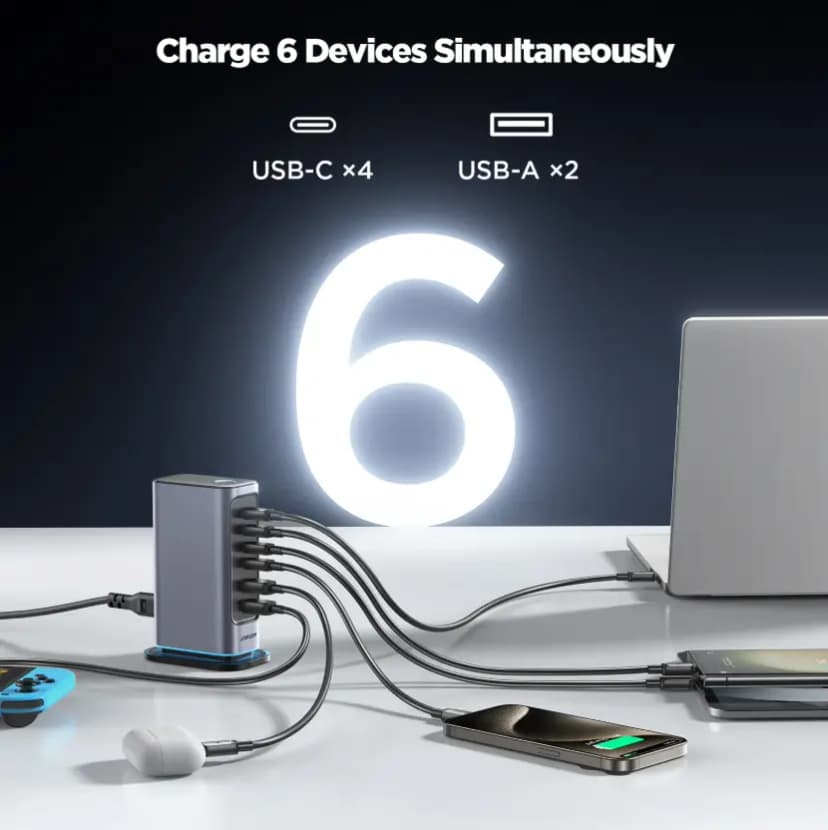 JOYROOM 65W GaN Multi-port Charging Station