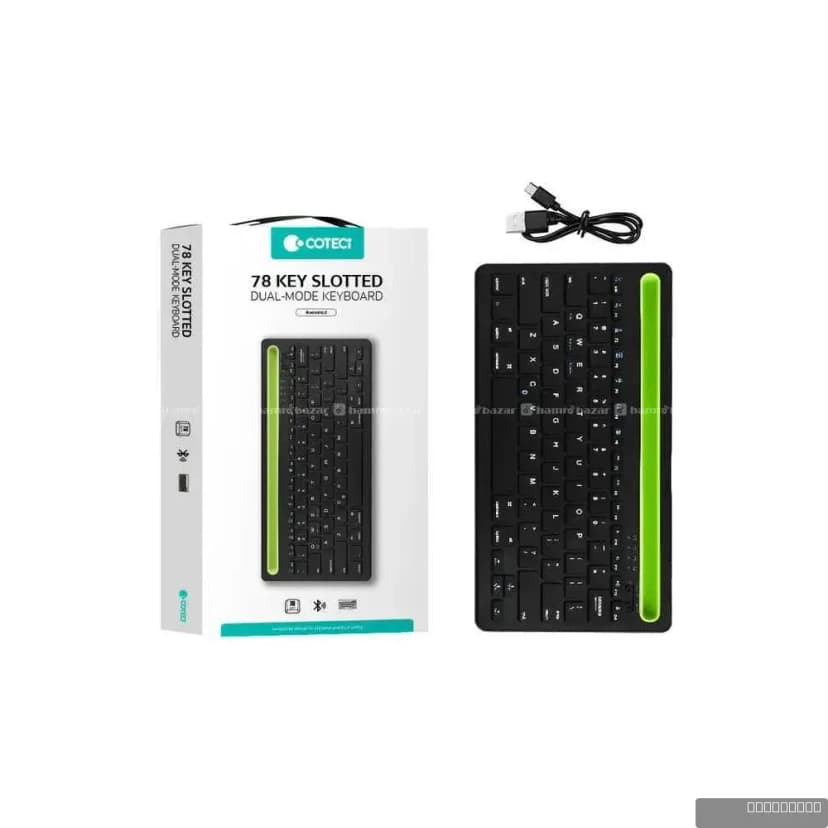 COTECCI 78-Key Slotted Dual-Mode Keyboard