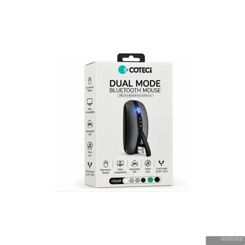 COTECCI Dual-Mode Bluetooth Mouse