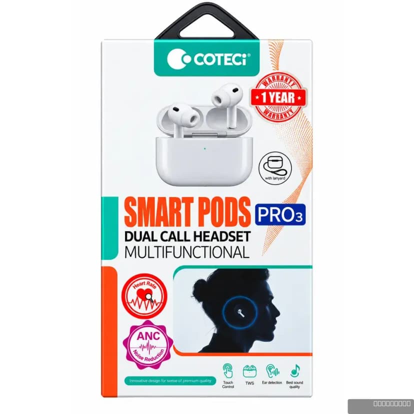 COTECCI Smart Pods PRO3 Dual Call Headset