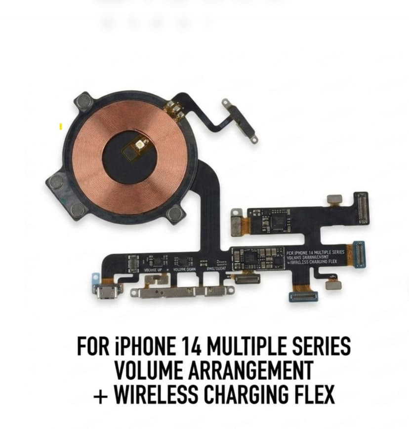 iPhone 14 Pro Max Volume Arrangement & Wireless Charging