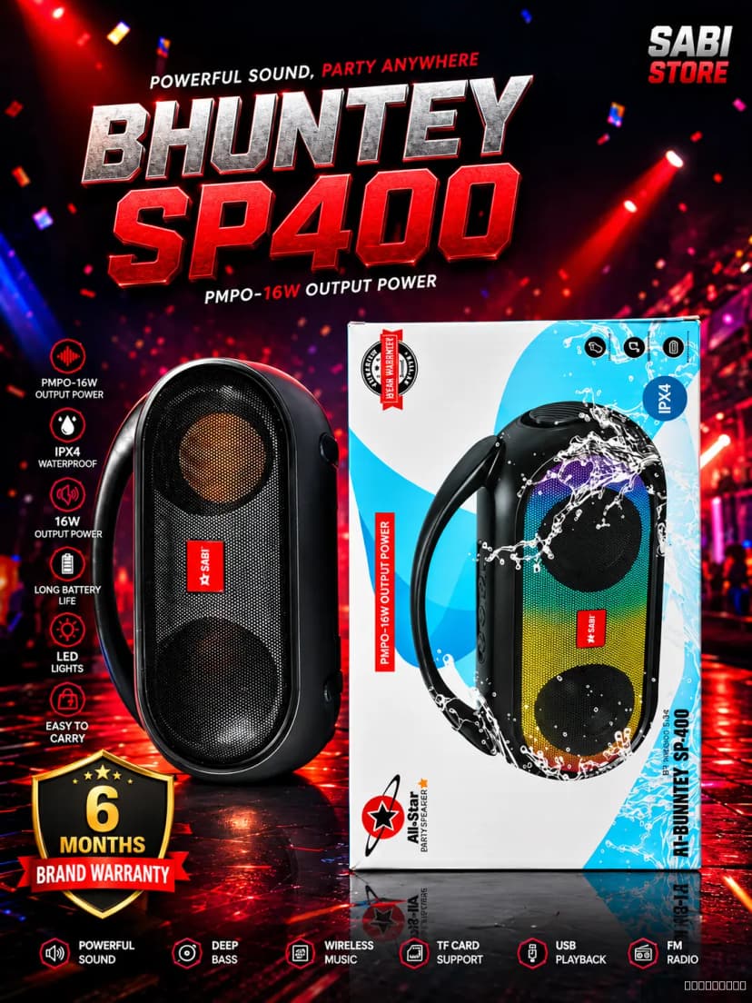 A1-BHUNTEY SP400 Bluetooth Speaker
